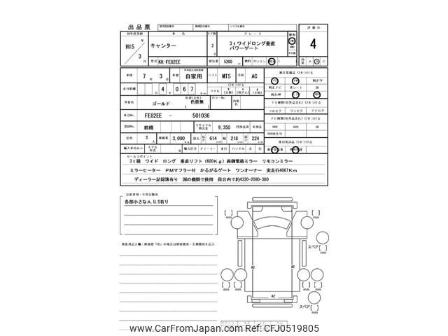 mitsubishi-fuso canter 2003 GOO_NET_EXCHANGE_0400861A30241202W001 image 2