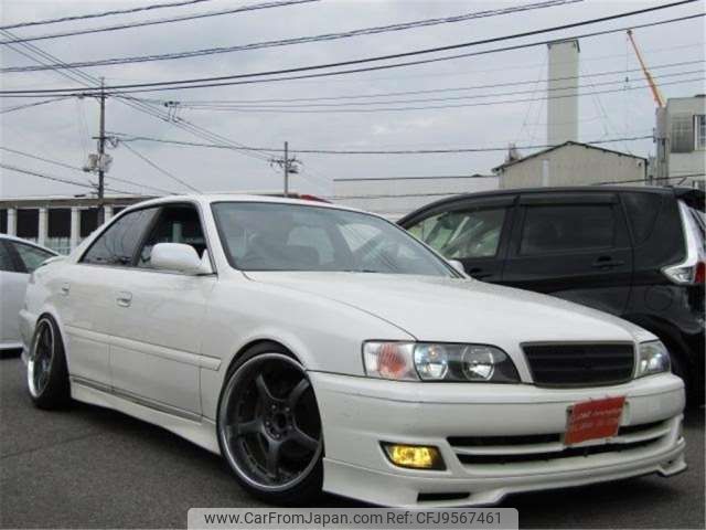 toyota chaser 1999 -TOYOTA--Chaser GF-JZX100--JZX100-0105858---TOYOTA--Chaser GF-JZX100--JZX100-0105858- image 1