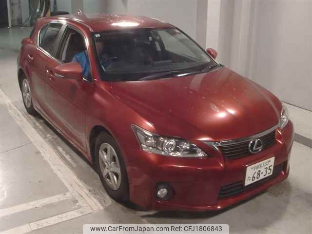 lexus ct 2012 CFJ1806843 image 1
