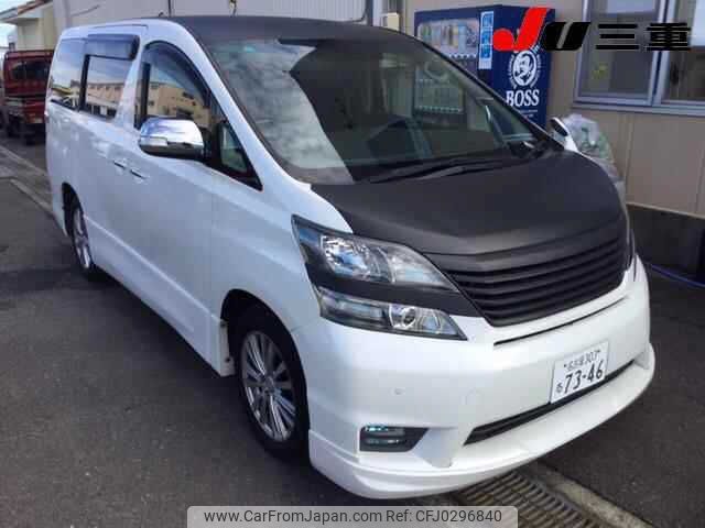 toyota vellfire 2011 -TOYOTA 【名古屋 303ﾙ7346】--Vellfire ANH25W--8028413---TOYOTA 【名古屋 303ﾙ7346】--Vellfire ANH25W--8028413- image 1