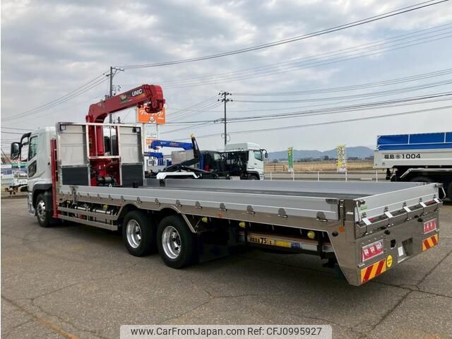 FUSO SUPER GREAT 2台セット 三菱ふそう ファイター 増トン クレーン付き 2KG-FK62FZ (71469