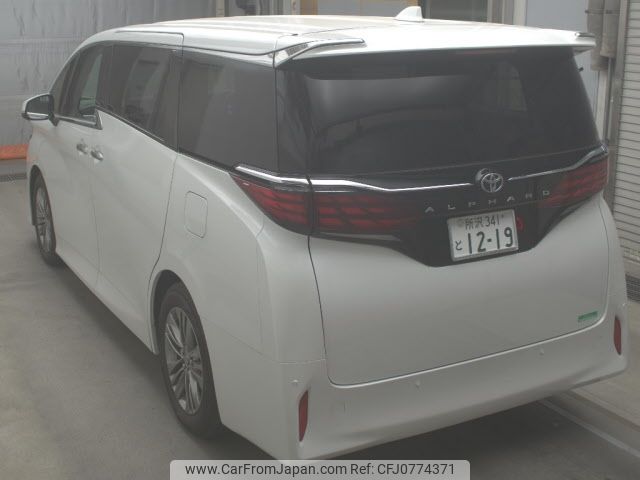 toyota alphard 2024 -TOYOTA 【所沢 341ﾄ1219】--Alphard AGH40W-0002394---TOYOTA 【所沢 341ﾄ1219】--Alphard AGH40W-0002394- image 2