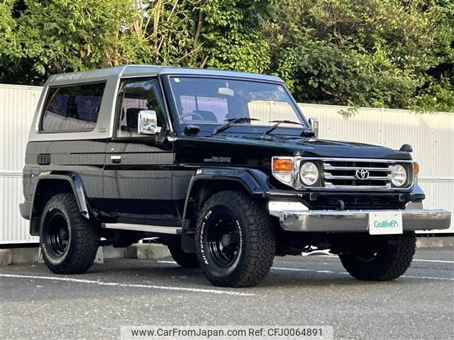 toyota land-cruiser 1999 -TOYOTA--Land Cruiser KC-HZJ73HV--HZJ73-0007023---TOYOTA--Land Cruiser KC-HZJ73HV--HZJ73-0007023- image 1