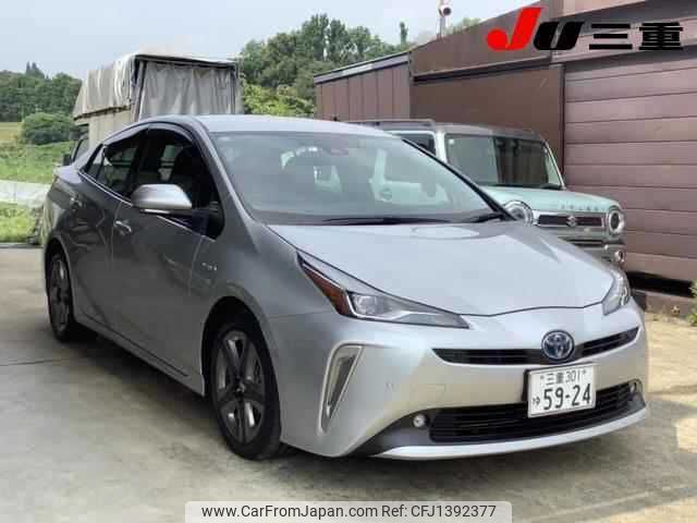 toyota prius 2019 -TOYOTA 【三重 301ﾕ5924】--Prius ZVW51-8047124---TOYOTA 【三重 301ﾕ5924】--Prius ZVW51-8047124- image 1