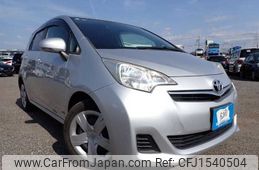 toyota ractis 2012 CFJ1540504