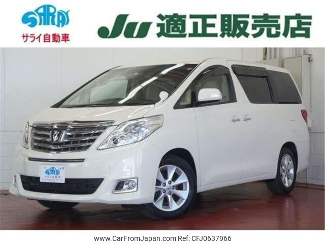 toyota alphard 2012 -TOYOTA--Alphard DBA-ANH20W--ANH20-8214400---TOYOTA--Alphard DBA-ANH20W--ANH20-8214400- image 1