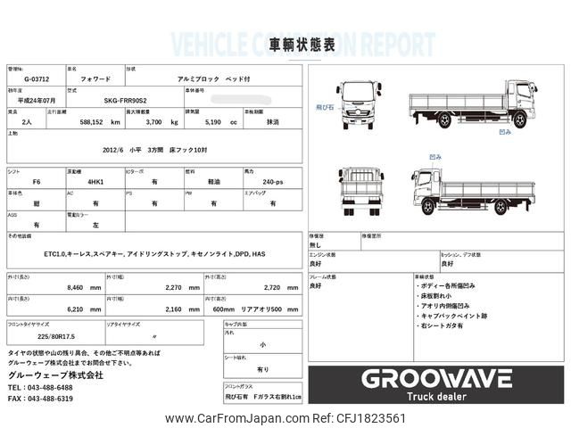 isuzu forward 2012 CFJ1823561 image 2