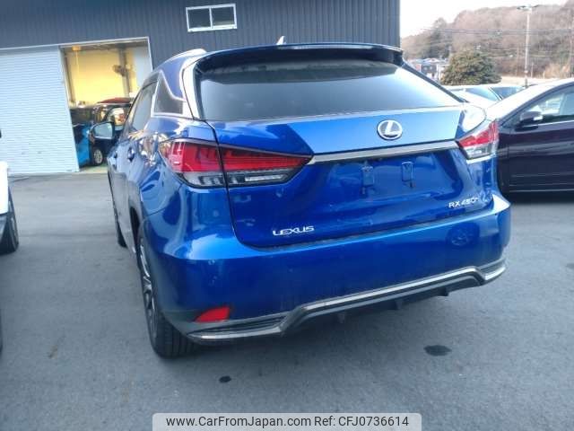 lexus rx 2021 -LEXUS--Lexus RX 6AA-GYL25W--GYL25-0026253---LEXUS--Lexus RX 6AA-GYL25W--GYL25-0026253- image 2