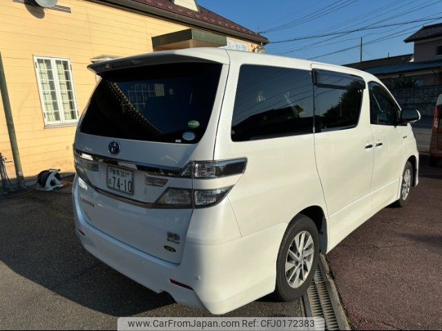 toyota vellfire 2013 -TOYOTA 【群馬 301ﾎ7410】--Vellfire ATH20W--8031389---TOYOTA 【群馬 301ﾎ7410】--Vellfire ATH20W--8031389- image 2