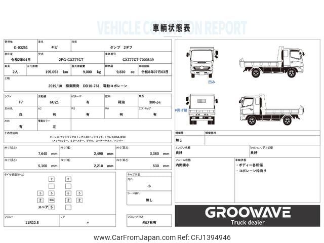 isuzu giga 2020 GOO_NET_EXCHANGE_0541786A30250708W001 image 2