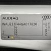 audi a4 2016 -AUDI--Audi A4 ABA-8WCVK--WAUZZZF44GA017820---AUDI--Audi A4 ABA-8WCVK--WAUZZZF44GA017820- image 10