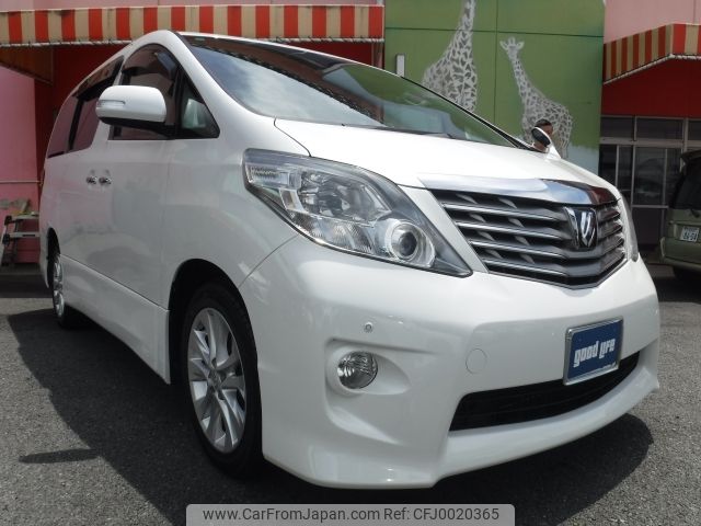 toyota alphard 2009 -TOYOTA--Alphard DBA-ANH25W--ANH25-8014364---TOYOTA--Alphard DBA-ANH25W--ANH25-8014364- image 1