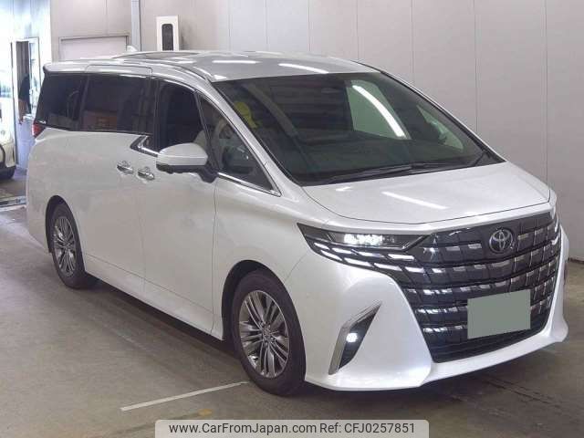 toyota alphard 2023 -TOYOTA 【土浦 330ﾕ 377】--Alphard 3BA-AGH40W--AGH40-0008575---TOYOTA 【土浦 330ﾕ 377】--Alphard 3BA-AGH40W--AGH40-0008575- image 1