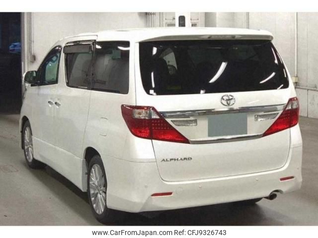 toyota alphard 2011 quick_quick_DBA-ANH20W_ANH20-8194027 image 2