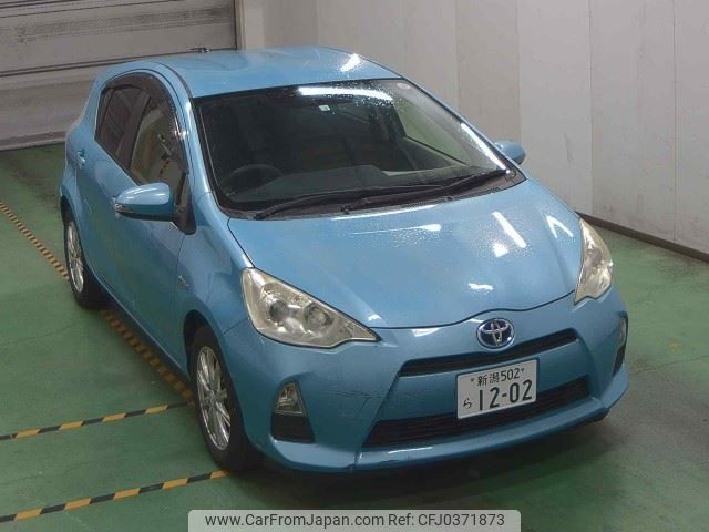 toyota aqua 2012 -TOYOTA 【新潟 502ﾗ1202】--AQUA NHP10--2041899---TOYOTA 【新潟 502ﾗ1202】--AQUA NHP10--2041899- image 1