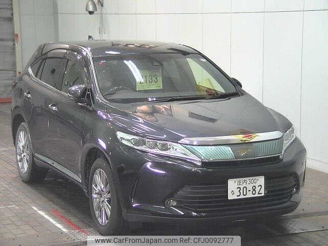 toyota harrier 2018 -TOYOTA 【庄内 300ﾅ3082】--Harrier ZSU60W-0149224---TOYOTA 【庄内 300ﾅ3082】--Harrier ZSU60W-0149224- image 1