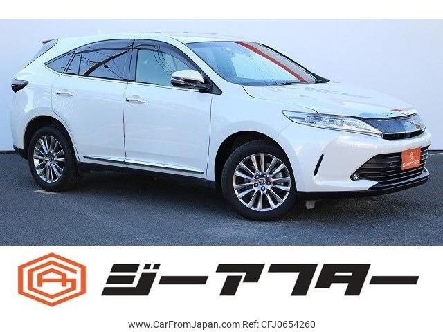 toyota harrier 2017 -TOYOTA--Harrier DBA-ZSU60W--ZSU60-0140258---TOYOTA--Harrier DBA-ZSU60W--ZSU60-0140258- image 1