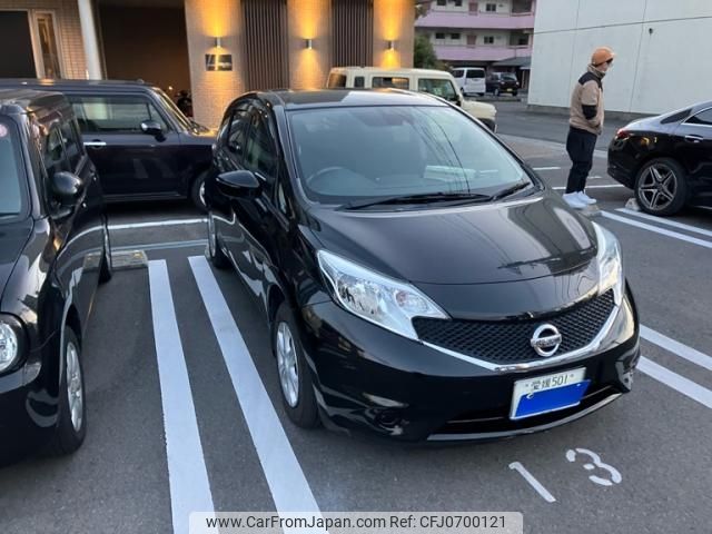 nissan note 2016 -NISSAN--Note DBA-E12--E12-467585---NISSAN--Note DBA-E12--E12-467585- image 1