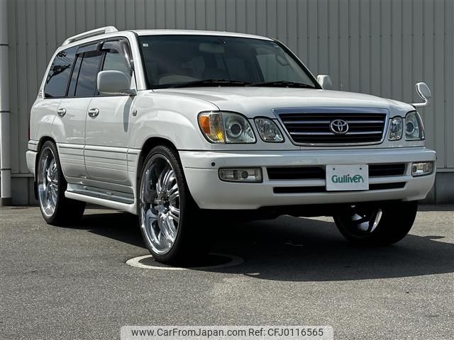 toyota land-cruiser-wagon 2003 -TOYOTA--Land Cruiser Wagon GH-UZJ100W--UZJ100-0146822---TOYOTA--Land Cruiser Wagon GH-UZJ100W--UZJ100-0146822- image 1