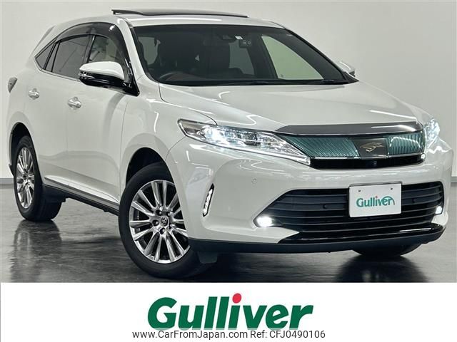 toyota harrier 2018 -TOYOTA--Harrier DBA-ZSU60W--ZSU60-0141879---TOYOTA--Harrier DBA-ZSU60W--ZSU60-0141879- image 1