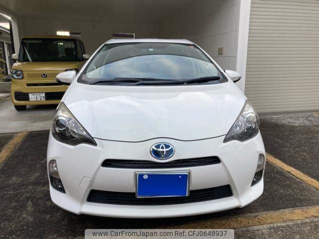 toyota aqua 2012 -TOYOTA--AQUA DAA-NHP10--NHP10-2007456---TOYOTA--AQUA DAA-NHP10--NHP10-2007456- image 1