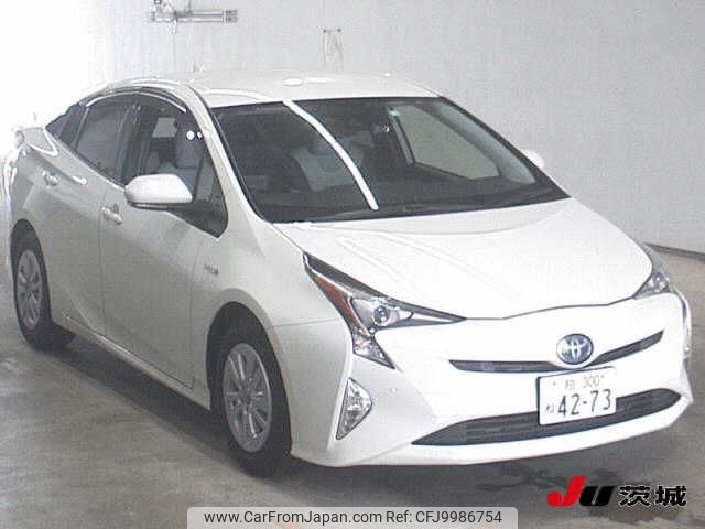 toyota prius 2018 -TOYOTA 【柏 300ﾈ4273】--Prius ZVW50--6146696---TOYOTA 【柏 300ﾈ4273】--Prius ZVW50--6146696- image 1