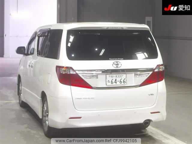 toyota alphard 2013 -TOYOTA 【袖ヶ浦 300ﾙ6466】--Alphard GGH20W-8076662---TOYOTA 【袖ヶ浦 300ﾙ6466】--Alphard GGH20W-8076662- image 2