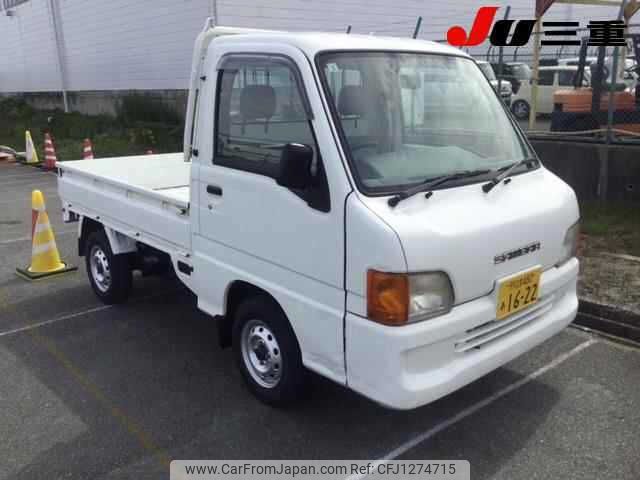 subaru sambar-truck 2001 -SUBARU 【伊勢志摩 480ｱ1622】--Samber Truck TT2--098676---SUBARU 【伊勢志摩 480ｱ1622】--Samber Truck TT2--098676- image 1