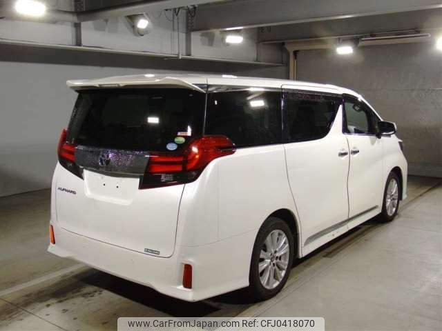 toyota alphard 2015 -TOYOTA--Alphard DBA-AGH30W--AGH30-0024172---TOYOTA--Alphard DBA-AGH30W--AGH30-0024172- image 2