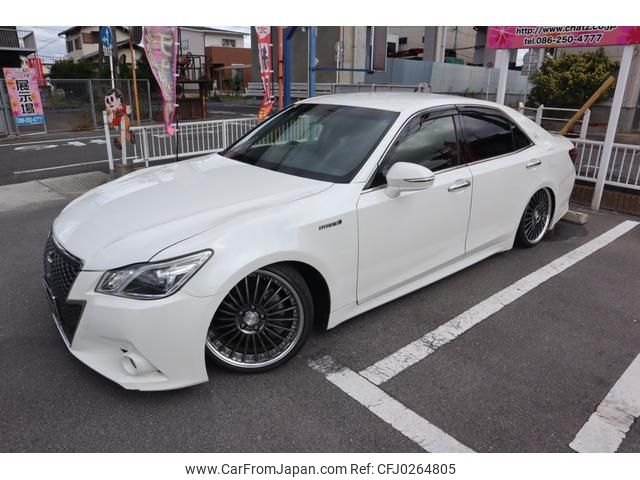 toyota crown-hybrid 2013 GOO_JP_700102067530240930004 image 1