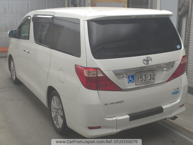 toyota alphard 2010 -TOYOTA--Alphard GGH20Wｶｲ-8031134---TOYOTA--Alphard GGH20Wｶｲ-8031134- image 2