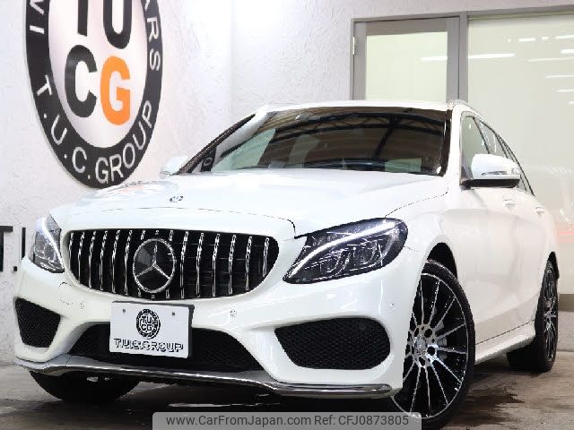 mercedes-benz c-class-station-wagon 2015 -MERCEDES-BENZ--Benz C Class Wagon RBA-205245--WDD2052452F187659---MERCEDES-BENZ--Benz C Class Wagon RBA-205245--WDD2052452F187659- image 1