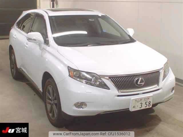 lexus rx 2011 CFJ1536012 image 1