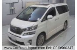 toyota vellfire 2012 CFJ0560347
