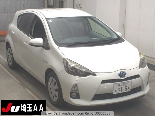 toyota aqua 2013 -TOYOTA 【熊谷 502ｾ3156】--AQUA NHP10-6135088---TOYOTA 【熊谷 502ｾ3156】--AQUA NHP10-6135088- image 1