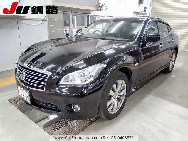 nissan fuga 2014 -NISSAN 【釧路 300ﾃ1370】--Fuga KNY51--400641---NISSAN 【釧路 300ﾃ1370】--Fuga KNY51--400641- image 1