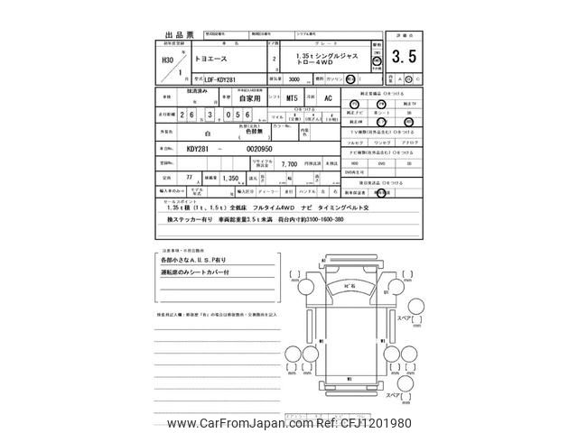 toyota toyoace 2018 CFJ1201980 image 2