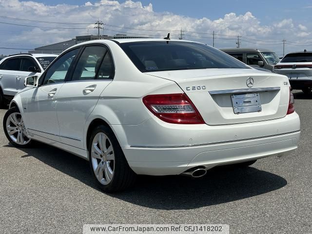 mercedes-benz c-class 2011 quick_quick_DBA-204048_WDD2040482A509756 image 2
