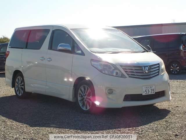 toyota alphard 2010 -TOYOTA 【野田 300】--Alphard DBA-ANH20W--ANH20-8161926---TOYOTA 【野田 300】--Alphard DBA-ANH20W--ANH20-8161926- image 1