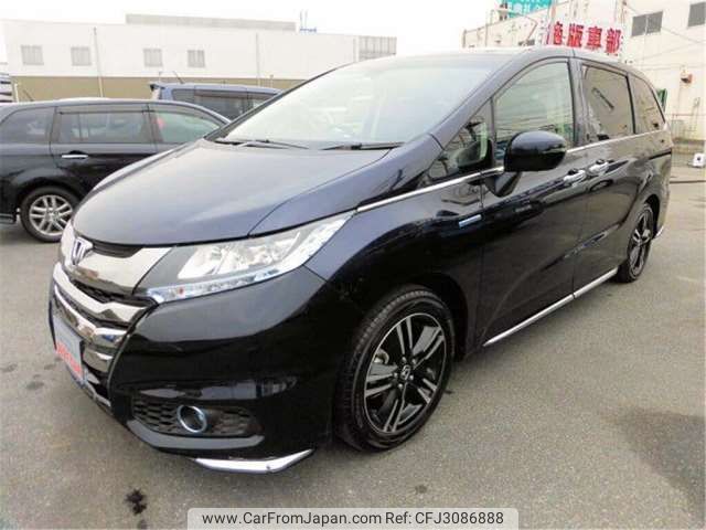 honda odyssey 2017 -ホンダ--ｵﾃﾞｯｾｲﾊｲﾌﾞﾘｯﾄﾞ DAA-RC4--RC4-1021480---ホンダ--ｵﾃﾞｯｾｲﾊｲﾌﾞﾘｯﾄﾞ DAA-RC4--RC4-1021480- image 1