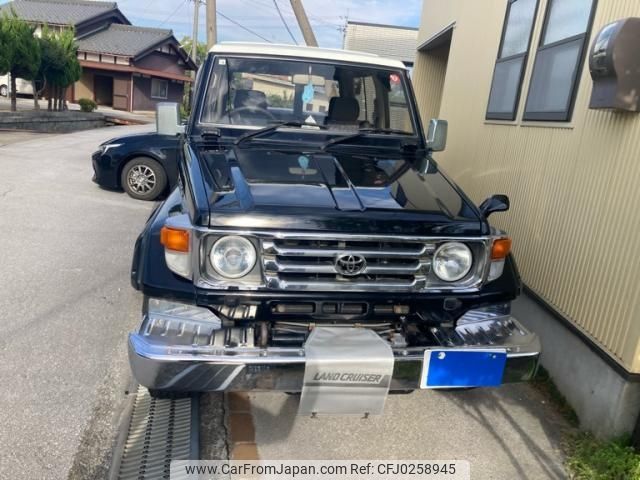 toyota land-cruiser 1997 -TOYOTA--Land Cruiser S-HZJ73HV--HZJ73-0006494---TOYOTA--Land Cruiser S-HZJ73HV--HZJ73-0006494- image 2