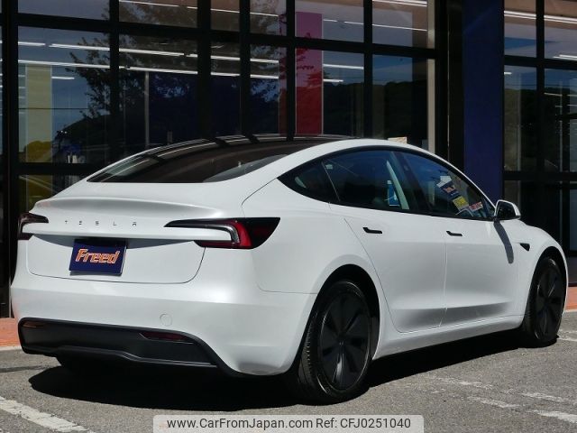 tesla-motors model-3 2024 -TESLA--ﾃｽﾗﾓﾃﾞﾙ3 ZAA-3L13T--LRW3F7FS6RC137***---TESLA--ﾃｽﾗﾓﾃﾞﾙ3 ZAA-3L13T--LRW3F7FS6RC137***- image 2