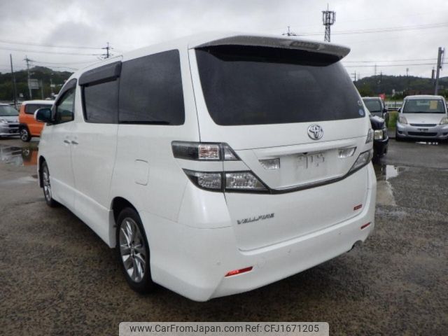 toyota vellfire 2010 CFJ1671205 image 2