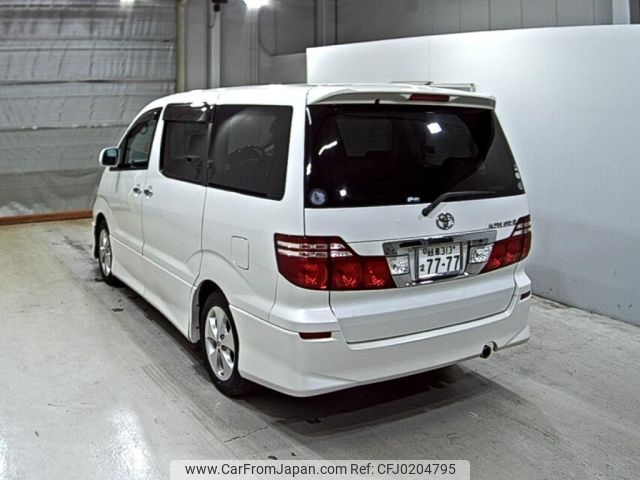 toyota alphard 2007 -TOYOTA 【岐阜 313ま7777】--Alphard ANH10W-0156706---TOYOTA 【岐阜 313ま7777】--Alphard ANH10W-0156706- image 2