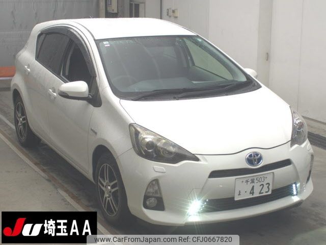 toyota aqua 2012 -TOYOTA 【千葉 503ﾏ423】--AQUA NHP10-6062852---TOYOTA 【千葉 503ﾏ423】--AQUA NHP10-6062852- image 1