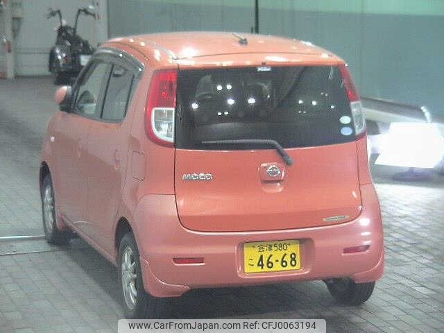 nissan moco 2010 -NISSAN 【会津 580ｺ4668】--Moco MG22S--376213---NISSAN 【会津 580ｺ4668】--Moco MG22S--376213- image 2