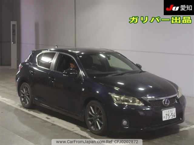 lexus ct 2011 -LEXUS 【三河 302ﾊ7556】--Lexus CT ZWA10--2022500---LEXUS 【三河 302ﾊ7556】--Lexus CT ZWA10--2022500- image 1