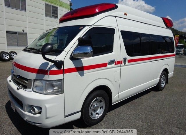 toyota hiace-ambulance 2009 -トヨタ--ﾊｲｴｰｽﾊｲﾒﾃﾞｨｯｸ救急車 CBF-TRH221S--TRH221-0016362---トヨタ--ﾊｲｴｰｽﾊｲﾒﾃﾞｨｯｸ救急車 CBF-TRH221S--TRH221-0016362- image 1