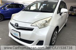 toyota ractis 2012 CFJ1538738