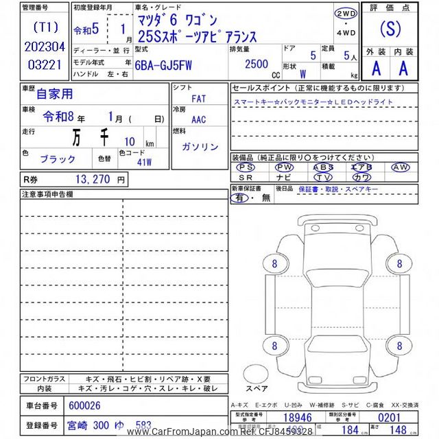 2023 Mazda Atenza GJ5FW - Car Price $23,556